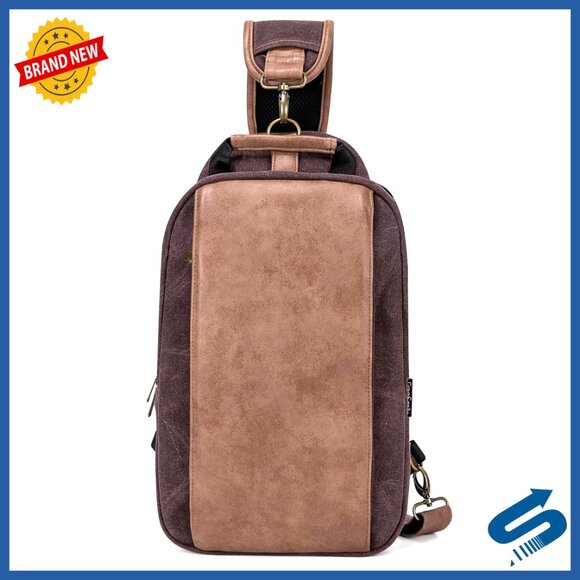 Canvas Messenger Sling Bag Crossbody Shoulder Satchel Travel Work Unisex